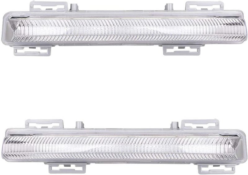 AutoXcessori 2PCS Front Bumper DRL Day Running Lights LED Fog Lamps Bar for Mercedes W204 W212 E350 C350 C250 2007-2014 - Image 2